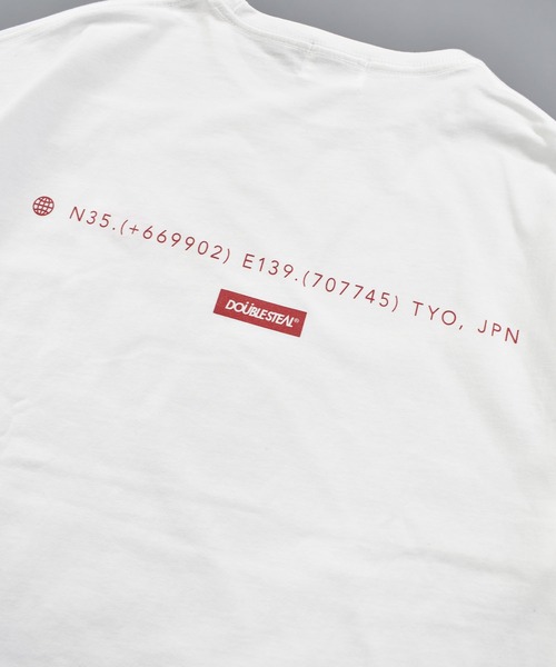 DOUBLE STEAL(ダブルスティール)の「ハート刺繍 Tシャツ(Tシャツ/カットソー・メンズ・ホワイト系その他/ライトカーキ/ホワイト/ライトブルー/ブラック・MEDIUM/LARGE/X-LARGE)」の22枚目の写真