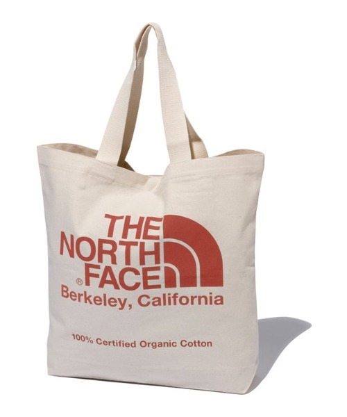 THE NORTH FACE（ザノースフェイス）の「THE NORTH FACE Organic Cotton Tote ザ ノースフェイス トートバッグ（トートバッグ・メンズ・ブラック/ブルー/グリーン/レッド・FREE）」の2枚目の写真