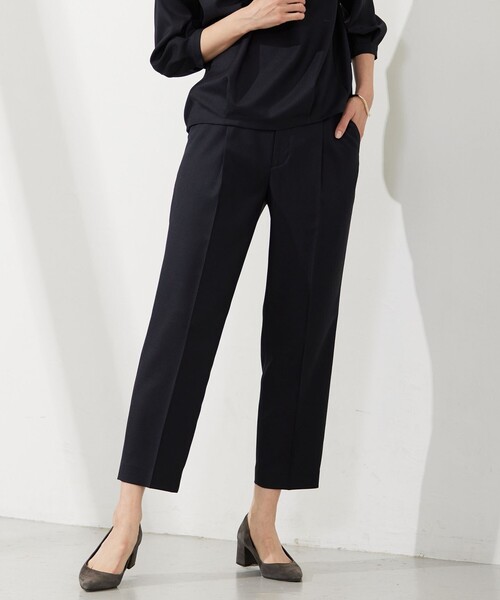 J.PRESS Ladies（J.プレス レディス）の「【セットアップ対応・洗える・UVケア・速乾】 OXIJEWELストレッチ テーパード パンツ（その他パンツ・レディース・ベージュ系/ライトグレー系/ネイビー系・S/XS）」の3枚目の写真