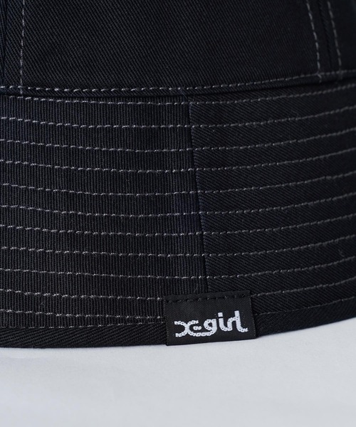 X-girl（エックスガール）の「SAILOR HAT（ハット・レディース・ライトブルー/ベージュ/ブラック・ONE SIZE）」の7枚目の写真