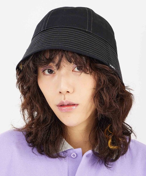 X-girl（エックスガール）の「SAILOR HAT（ハット・レディース・ライトブルー/ベージュ/ブラック・ONE SIZE）」の9枚目の写真