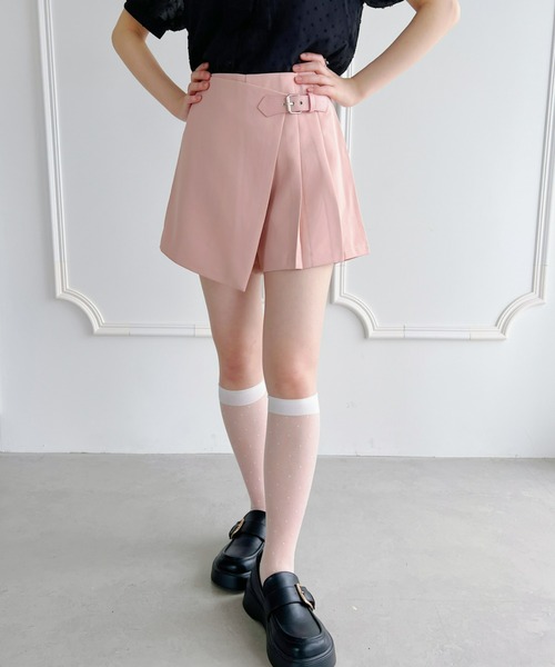 Loueme(ルエム)の「【23S/S】ベルト半プリーツラップショートパンツ(その他パンツ・レディース・アイボリー/ブラック/ピンク・M)」の19枚目の写真