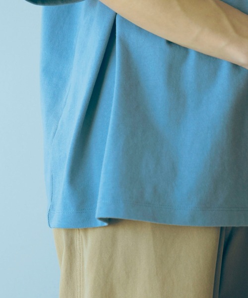 B:MING by BEAMS（ビーミングバイビームス）の「【WEB限定/UNISEX】B:MING by BEAMS / ヘビーウェイト クルーネック ビッグ Tシャツ（Tシャツ/カットソー・メンズ・オフホワイト/ブラック/ブルー系その他/オレンジ/ライトグレー/ブラウン系その他5・MEDIUM/LARGE/X-LARGE）」の18枚目の写真