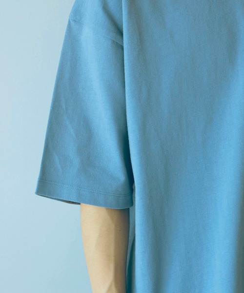 B:MING by BEAMS（ビーミングバイビームス）の「【WEB限定/UNISEX】B:MING by BEAMS / ヘビーウェイト クルーネック ビッグ Tシャツ（Tシャツ/カットソー・メンズ・オフホワイト/ブラック/ブルー系その他/オレンジ/ライトグレー/ブラウン系その他5・MEDIUM/LARGE/X-LARGE）」の10枚目の写真