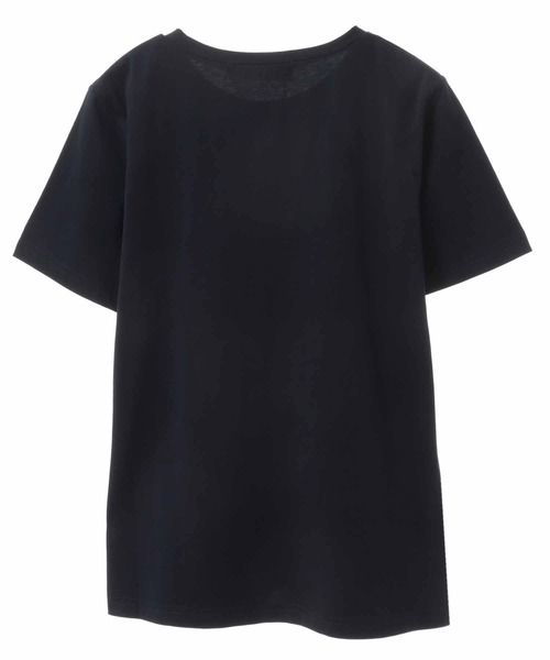 31 Sons de mode(トランテアン ソン ドゥ モード)の「オリジナルロゴ刺繍Tシャツ(Tシャツ/カットソー・レディース・オフホワイト/ピンク/ネイビー・36)」の11枚目の写真