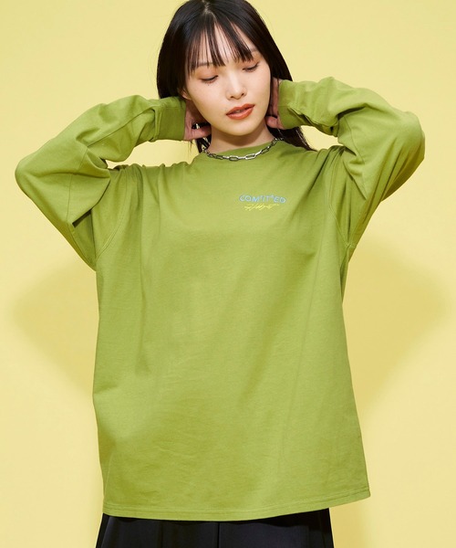 FOREVER 21（フォーエバー トゥエンティーワン）の「BACKプリントロンTEE（Tシャツ/カットソー・レディース・ブルー/グリーン/ブラック/ホワイト・MEDIUM/SMALL）」の14枚目の写真