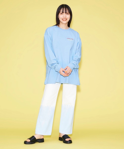 FOREVER 21（フォーエバー トゥエンティーワン）の「BACKプリントロンTEE（Tシャツ/カットソー・レディース・ブルー/グリーン/ブラック/ホワイト・MEDIUM/SMALL）」の18枚目の写真