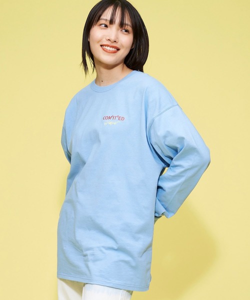 FOREVER 21（フォーエバー トゥエンティーワン）の「BACKプリントロンTEE（Tシャツ/カットソー・レディース・ブルー/グリーン/ブラック/ホワイト・MEDIUM/SMALL）」の19枚目の写真