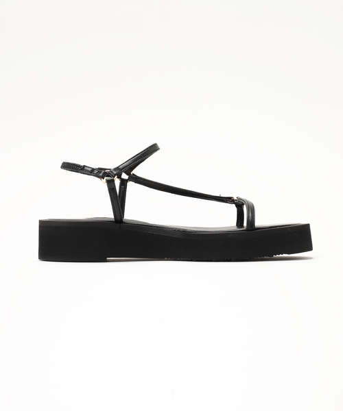 GRISE（グリーズ）の「GRISEアツゾコサイドストラップサンダル（サンダル・レディース・ブラック系その他/チャコールグレー/ベージュ・X-SMALL/SMALL/MEDIUM/LARGE/X-LARGE）」の6枚目の写真