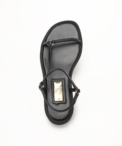 GRISE（グリーズ）の「GRISEアツゾコサイドストラップサンダル（サンダル・レディース・ブラック系その他/チャコールグレー/ベージュ・X-SMALL/SMALL/MEDIUM/LARGE/X-LARGE）」の8枚目の写真