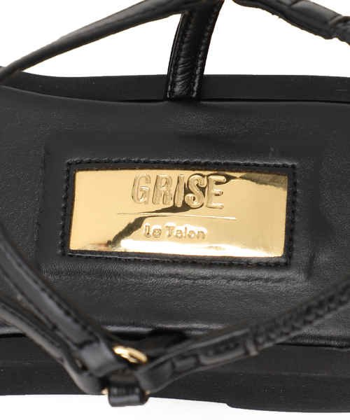 GRISE（グリーズ）の「GRISEアツゾコサイドストラップサンダル（サンダル・レディース・ブラック系その他/チャコールグレー/ベージュ・X-SMALL/SMALL/MEDIUM/LARGE/X-LARGE）」の10枚目の写真