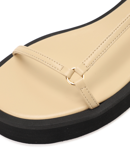 GRISE（グリーズ）の「GRISEアツゾコサイドストラップサンダル（サンダル・レディース・ブラック系その他/チャコールグレー/ベージュ・X-SMALL/SMALL/MEDIUM/LARGE/X-LARGE）」の13枚目の写真