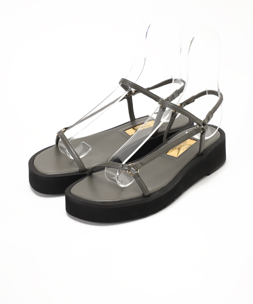 【Le Talon GRISE（ル タロン グリーズGRISEストラツブサンダル Le Talon GRISE&frasl;GRISEアツゾコサイドストラップサンダル