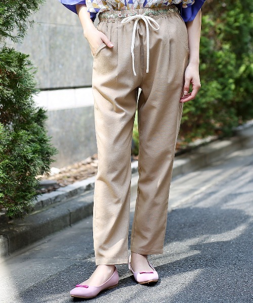 ANTONELLI 25SS パンツ マルチカラー Made In Italy セール】アソートリネン混 パンツ(その他パンツ)|チチカカ
