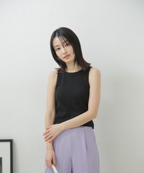 LB.04/カップ付きアメリカンスリーブタンクトップ