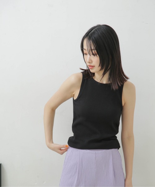 LB.04/カップ付きアメリカンスリーブタンクトップ