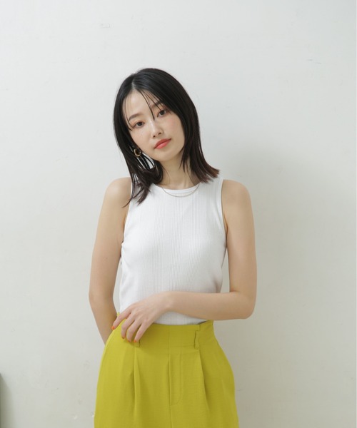 LB.04/カップ付きアメリカンスリーブタンクトップ