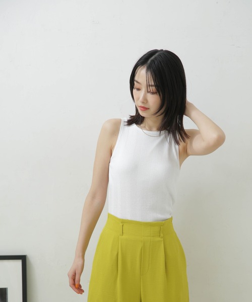 LB.04/カップ付きアメリカンスリーブタンクトップ