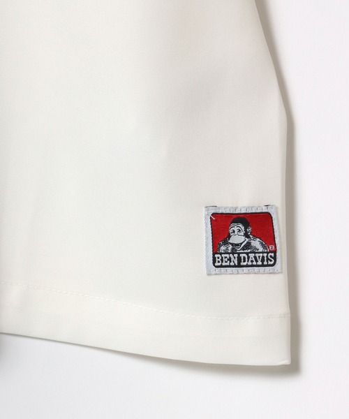 BEN DAVIS(ベンデイビス)の「BEN DAVIS/ベンデイビス SCRIBBLE STITCH O/C SHIRT/オーバーサイズ ロゴ バック刺繍 クレリック オープンカラー 半袖シャツ/ボーリングシャツ(シャツ/ブラウス・メンズ・ブラック/グレイッシュブルー/ホワイト・XL/L/M)」の9枚目の写真