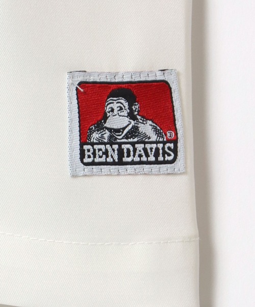 BEN DAVIS(ベンデイビス)の「BEN DAVIS/ベンデイビス SCRIBBLE STITCH O/C SHIRT/オーバーサイズ ロゴ バック刺繍 クレリック オープンカラー 半袖シャツ/ボーリングシャツ(シャツ/ブラウス・メンズ・ブラック/グレイッシュブルー/ホワイト・XL/L/M)」の8枚目の写真