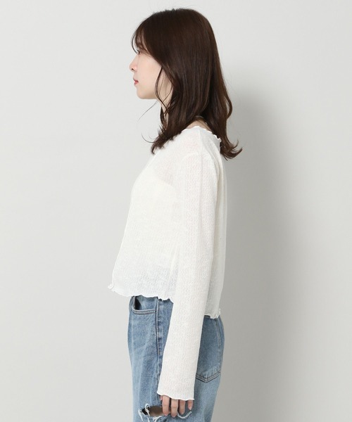 ALAND(エーランド)の「3.3 Field Trip/メロウエッジ長袖Tシャツ 2904759(Tシャツ/カットソー・レディース・ブラック/アイボリー・FREE)」の18枚目の写真