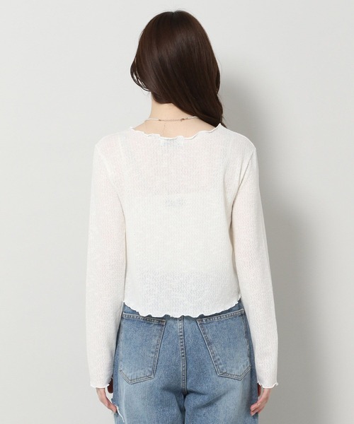 ALAND(エーランド)の「3.3 Field Trip/メロウエッジ長袖Tシャツ 2904759(Tシャツ/カットソー・レディース・ブラック/アイボリー・FREE)」の16枚目の写真