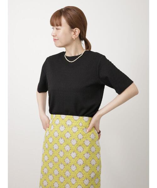 Lugnoncure（ルノンキュール）の「シャーリングカットソー（Tシャツ/カットソー・レディース・オフホワイト/オレンジ/ブラック/ベージュ・ﾌﾘ-）」の17枚目の写真