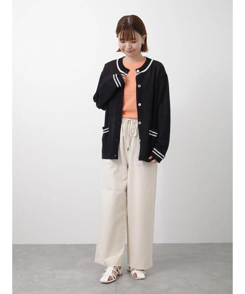 Lugnoncure（ルノンキュール）の「シャーリングカットソー（Tシャツ/カットソー・レディース・オフホワイト/オレンジ/ブラック/ベージュ・ﾌﾘ-）」の18枚目の写真