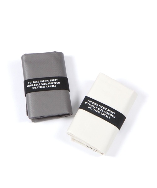 LAKOLE（ラコレ）の「コンパクトレジャーシート / 187425（アウトドアグッズ・レディース・ベージュ/チャコール/アイボリー・FREE）」の10枚目の写真