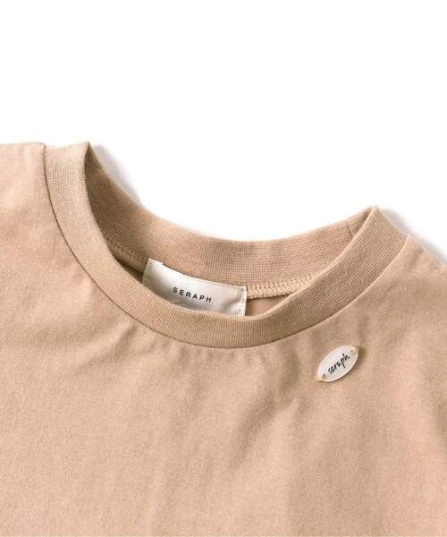 Seraph（セラフ）の「バックシャンカットソーワンピース（ワンピース・キッズ・チャコール/ベージュ/ラベンダー・100/130/140/110/80/120/90/95）」の7枚目の写真