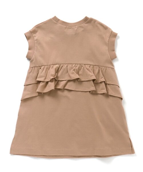 Seraph（セラフ）の「バックシャンカットソーワンピース（ワンピース・キッズ・チャコール/ベージュ/ラベンダー・100/130/140/110/80/120/90/95）」の3枚目の写真