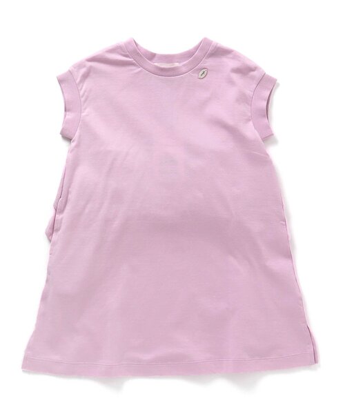Seraph（セラフ）の「バックシャンカットソーワンピース（ワンピース・キッズ・チャコール/ベージュ/ラベンダー・100/130/140/110/80/120/90/95）」の6枚目の写真