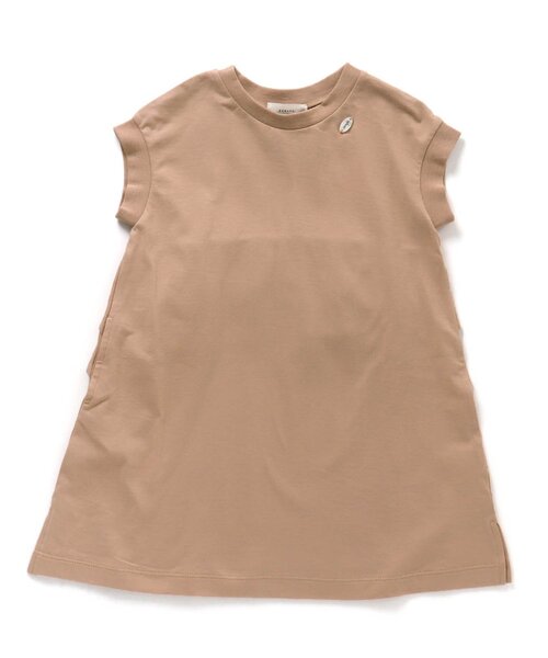 Seraph（セラフ）の「バックシャンカットソーワンピース（ワンピース・キッズ・チャコール/ベージュ/ラベンダー・100/130/140/110/80/120/90/95）」の4枚目の写真