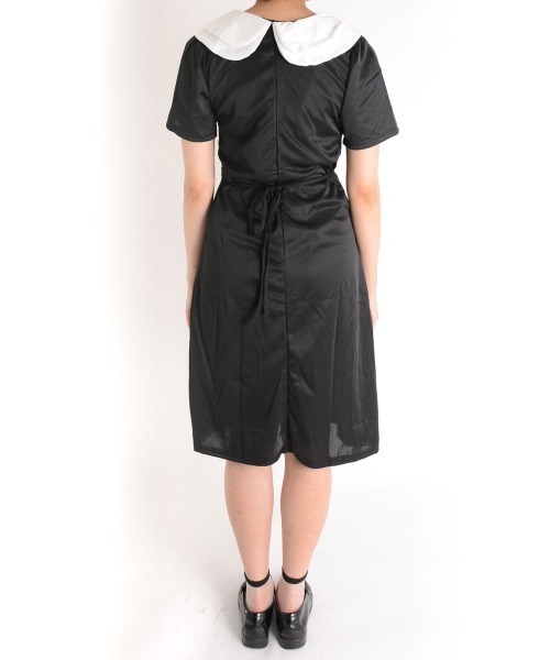 urge:(アージコロン )の「【URGE:】ダブルカラー 半袖 ワンピース(ワンピース・レディース・ブラック・SMALL/MEDIUM/LARGE/X-LARGE)」の9枚目の写真
