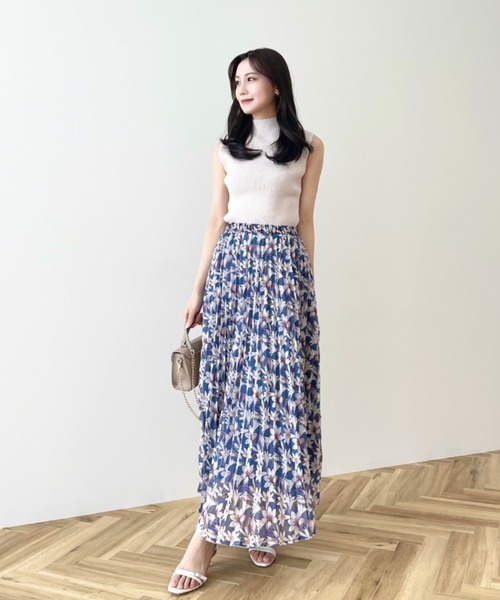 Blumarine ブルマリン　スカート　シフォン　フラワー ぼかしフラワースカート | フレアスカート | NOELA OFFICIAL WEB