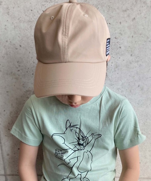 THE CASUAL（カジュアル）の「ピス付きキャップ（キャップ・キッズ・ネイビー/ベージュ/パープル/グリーン/ブラック/グレー・54/56）」の4枚目の写真