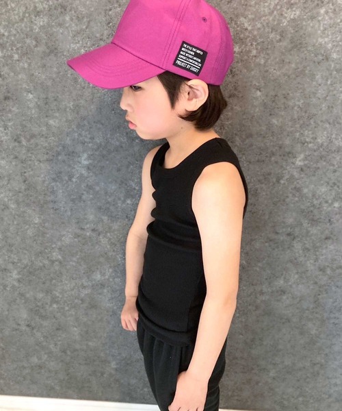 THE CASUAL（カジュアル）の「ピス付きキャップ（キャップ・キッズ・ネイビー/ベージュ/パープル/グリーン/ブラック/グレー・54/56）」の11枚目の写真