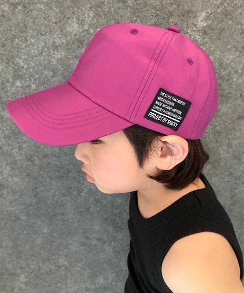 THE CASUAL（カジュアル）の「ピス付きキャップ（キャップ・キッズ・ネイビー/ベージュ/パープル/グリーン/ブラック/グレー・54/56）」の14枚目の写真