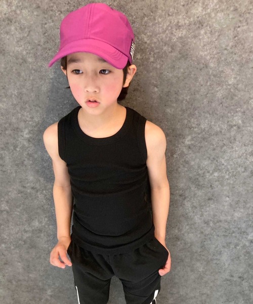 THE CASUAL（カジュアル）の「ピス付きキャップ（キャップ・キッズ・ネイビー/ベージュ/パープル/グリーン/ブラック/グレー・54/56）」の10枚目の写真