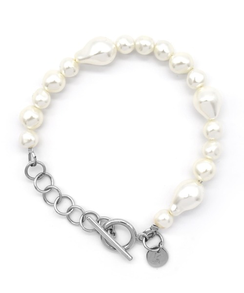 LHME（エルエイチエムイー）の「LHME バロックパールブレスレット/サージカルステンレス316L（金属アレルギー対応）（ブレスレット・レディース・シルバー/ゴールド・ONE SIZE）」の20枚目の写真