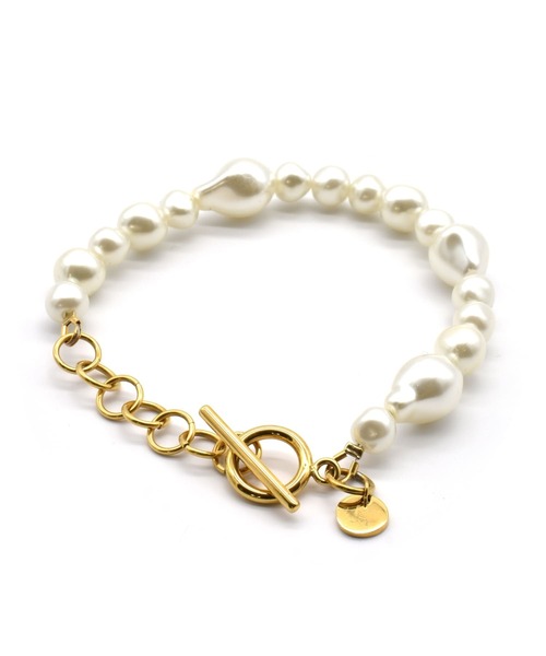 LHME（エルエイチエムイー）の「LHME バロックパールブレスレット/サージカルステンレス316L（金属アレルギー対応）（ブレスレット・レディース・シルバー/ゴールド・ONE SIZE）」の18枚目の写真