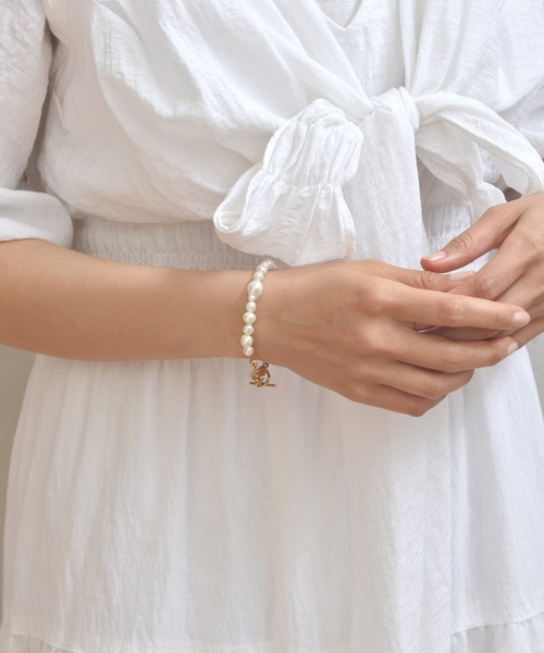 LHME（エルエイチエムイー）の「LHME バロックパールブレスレット/サージカルステンレス316L（金属アレルギー対応）（ブレスレット・レディース・シルバー/ゴールド・ONE SIZE）」の19枚目の写真