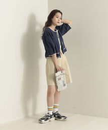 onulsoha | パフスリーブクロップドブラウス(シャツ/ブラウス)