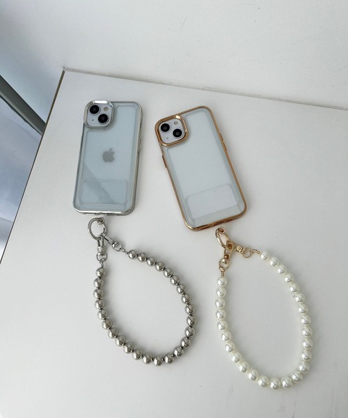 Me%(ミィパーセント)の「【iPhone14対応】メタルフレームiPhoneケース(スマホケース/カバー・レディース・イエロー/ブラック/グレー・FREE)」の4枚目の写真