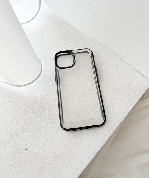 Me%(ミィパーセント)の「【iPhone14対応】メタルフレームiPhoneケース(スマホケース/カバー・レディース・イエロー/ブラック/グレー・FREE)」の6枚目の写真