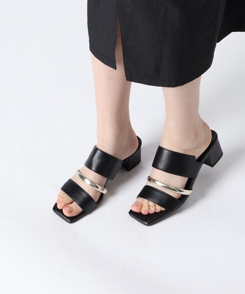 ESPERANZA（エスペランサ）の「高評価レビュー！コンビネーションベルトミュールサンダル（サンダル・レディース・ブラック/アイボリー/ダークウッド・LL/S/M/L）」の14枚目の写真