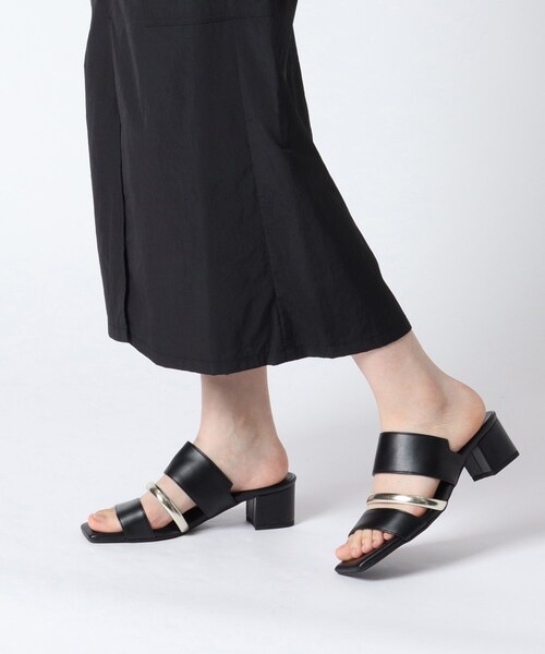 ESPERANZA（エスペランサ）の「高評価レビュー！コンビネーションベルトミュールサンダル（サンダル・レディース・ブラック/アイボリー/ダークウッド・LL/S/M/L）」の15枚目の写真