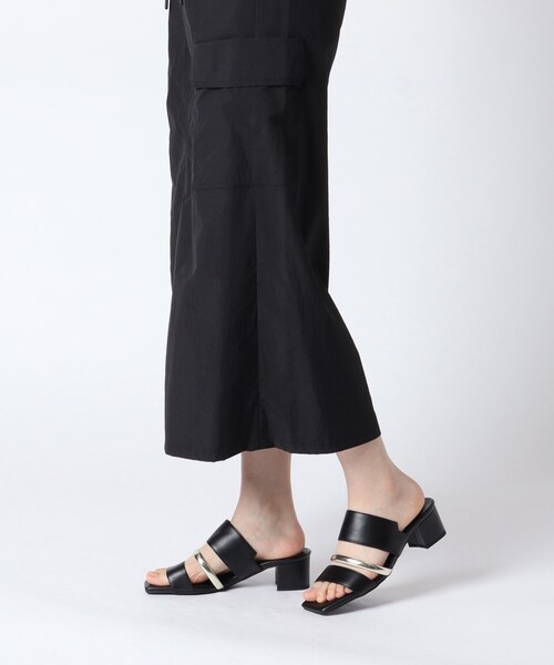 ESPERANZA（エスペランサ）の「高評価レビュー！コンビネーションベルトミュールサンダル（サンダル・レディース・ブラック/アイボリー/ダークウッド・LL/S/M/L）」の16枚目の写真