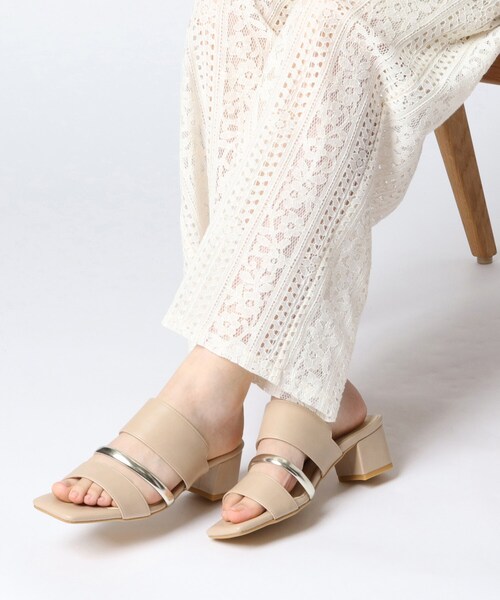 ESPERANZA（エスペランサ）の「高評価レビュー！コンビネーションベルトミュールサンダル（サンダル・レディース・ブラック/アイボリー/ダークウッド・LL/S/M/L）」の20枚目の写真