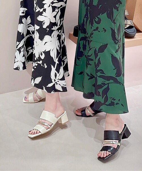 ESPERANZA（エスペランサ）の「高評価レビュー！コンビネーションベルトミュールサンダル（サンダル・レディース・ブラック/アイボリー/ダークウッド・LL/S/M/L）」の22枚目の写真